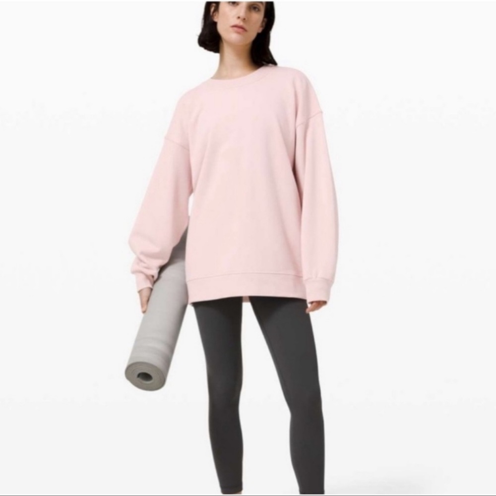 Light Pink Lululemon over sized Crew